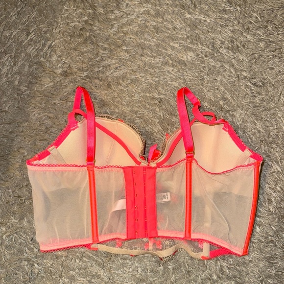 Embroidered Hearts Vs Dream Angels Heart Embroidery Corset Top Bra! - Picture 8 of 9